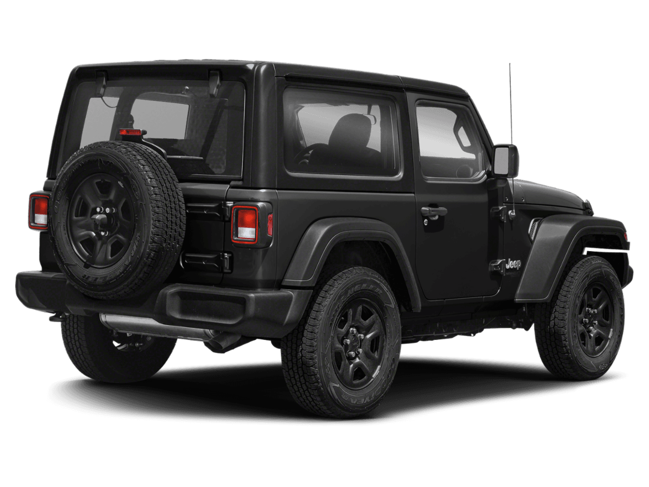 2021 Jeep Wrangler 80th Anniversary - Rear 3/4, facing to the right