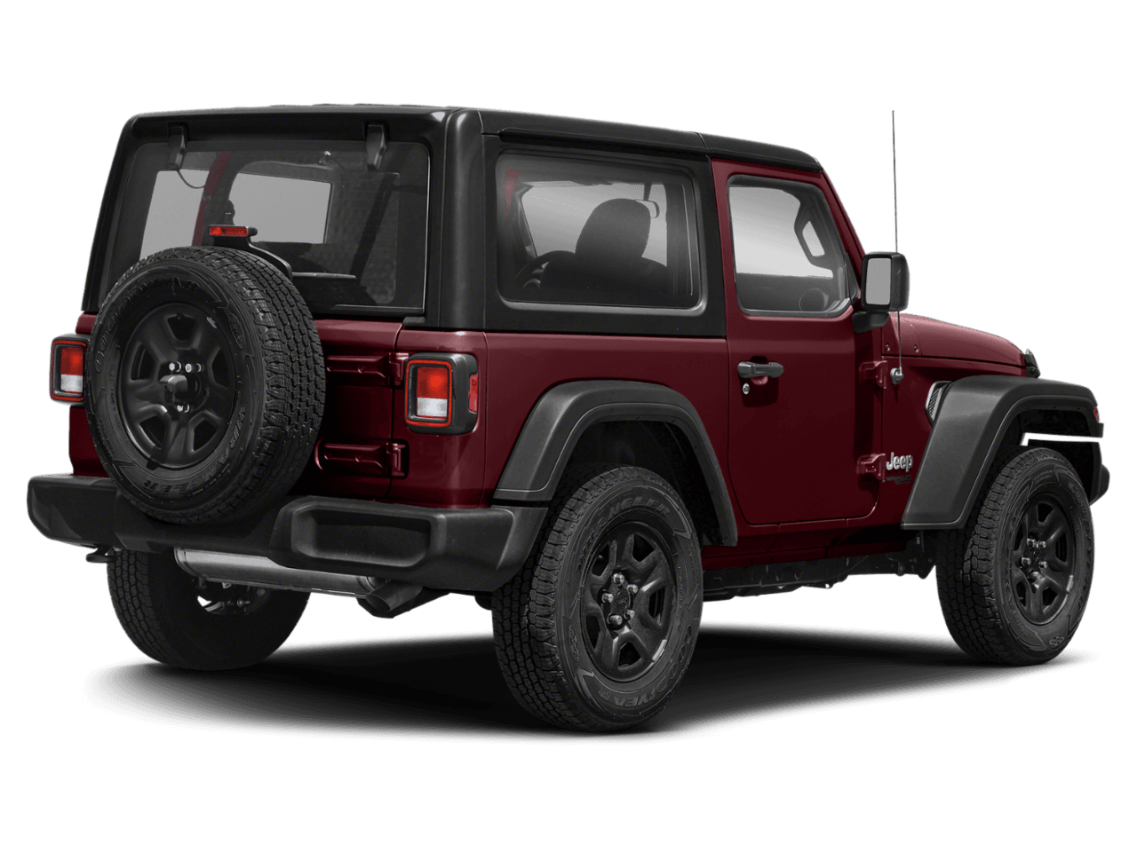 2021 Jeep Wrangler 80th Anniversary - Rear 3/4, facing to the right
