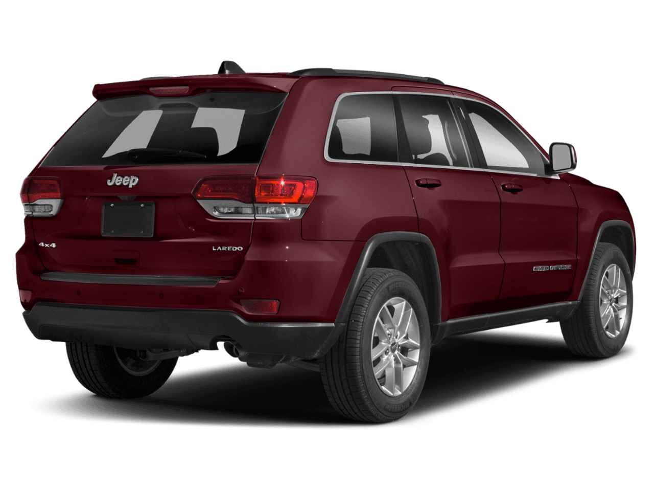 2021 Jeep Grand Cherokee Laredo E - Rear 3/4, facing to the right