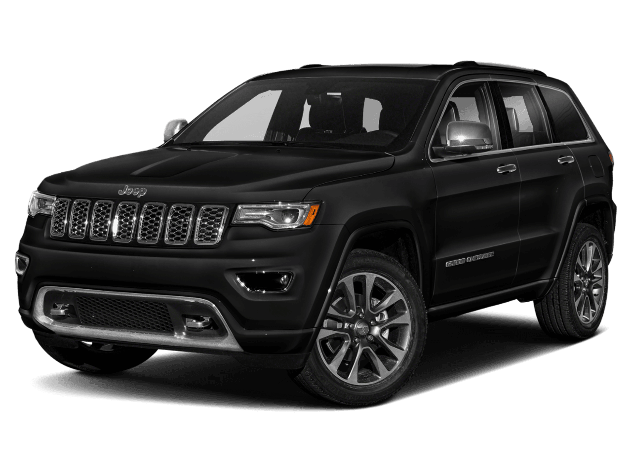 2021 Jeep Grand Cherokee Overland - Front 3/4, facing to the left