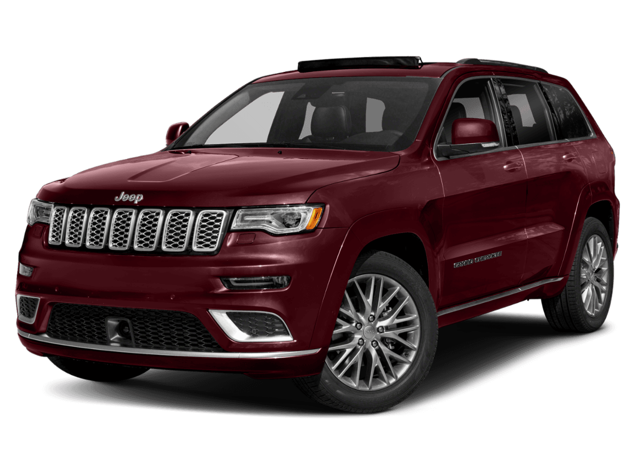 2021 Jeep Grand Cherokee Summit - Front 3/4, facing to the left