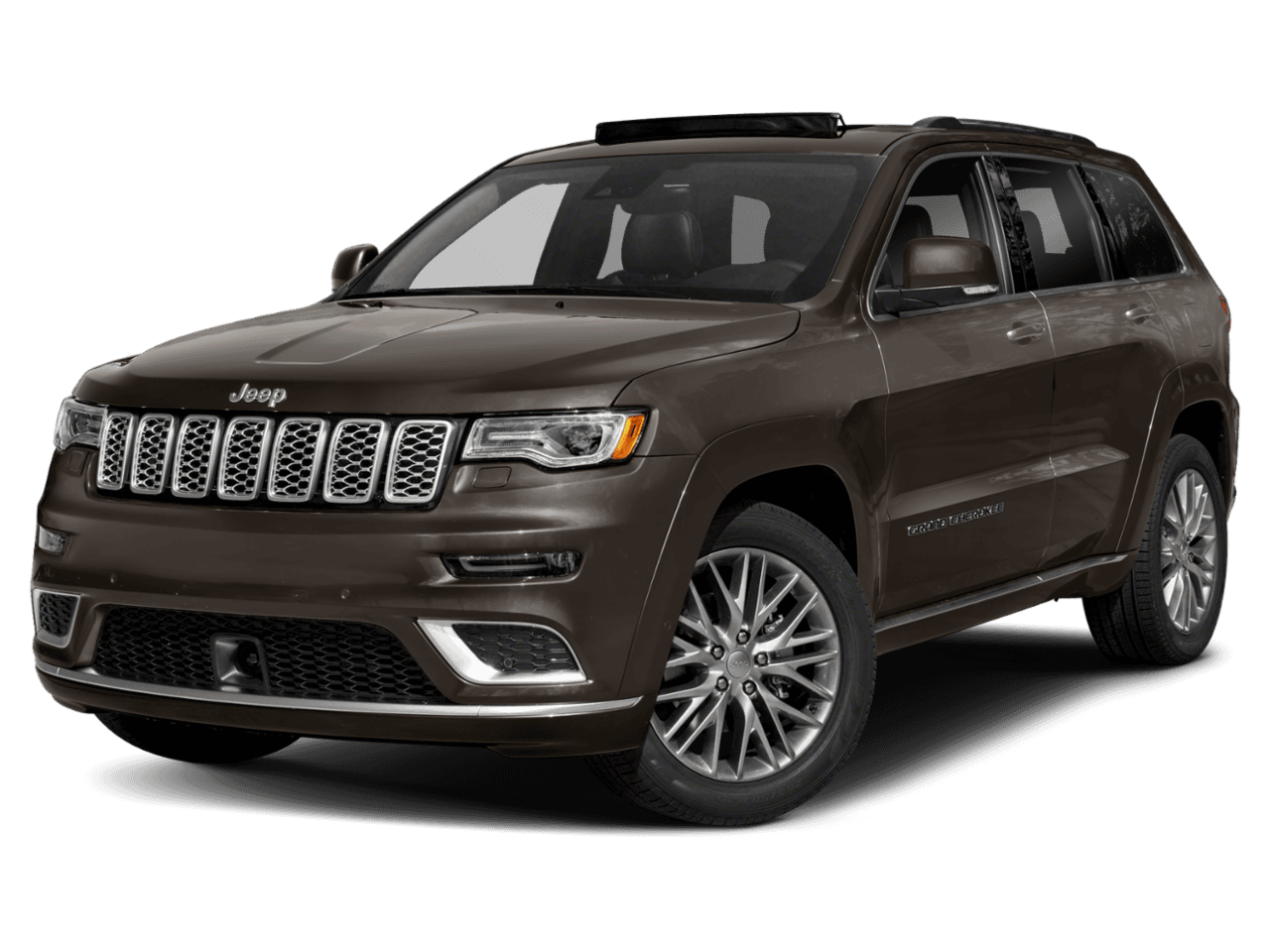 2021 Jeep Grand Cherokee Summit - Front 3/4, facing to the left