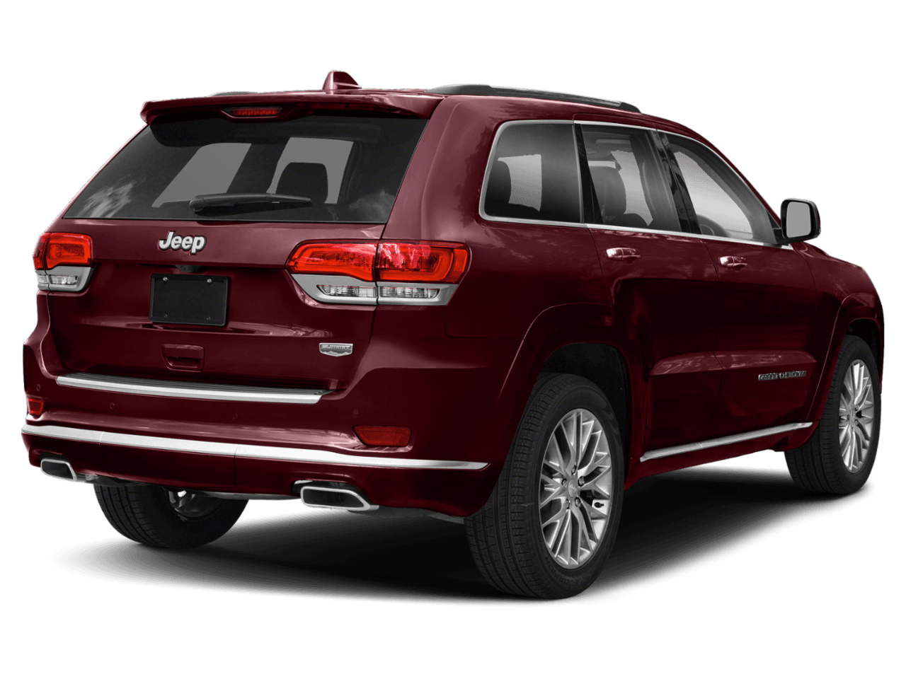 2021 Jeep Grand Cherokee Summit - Rear 3/4, facing to the right