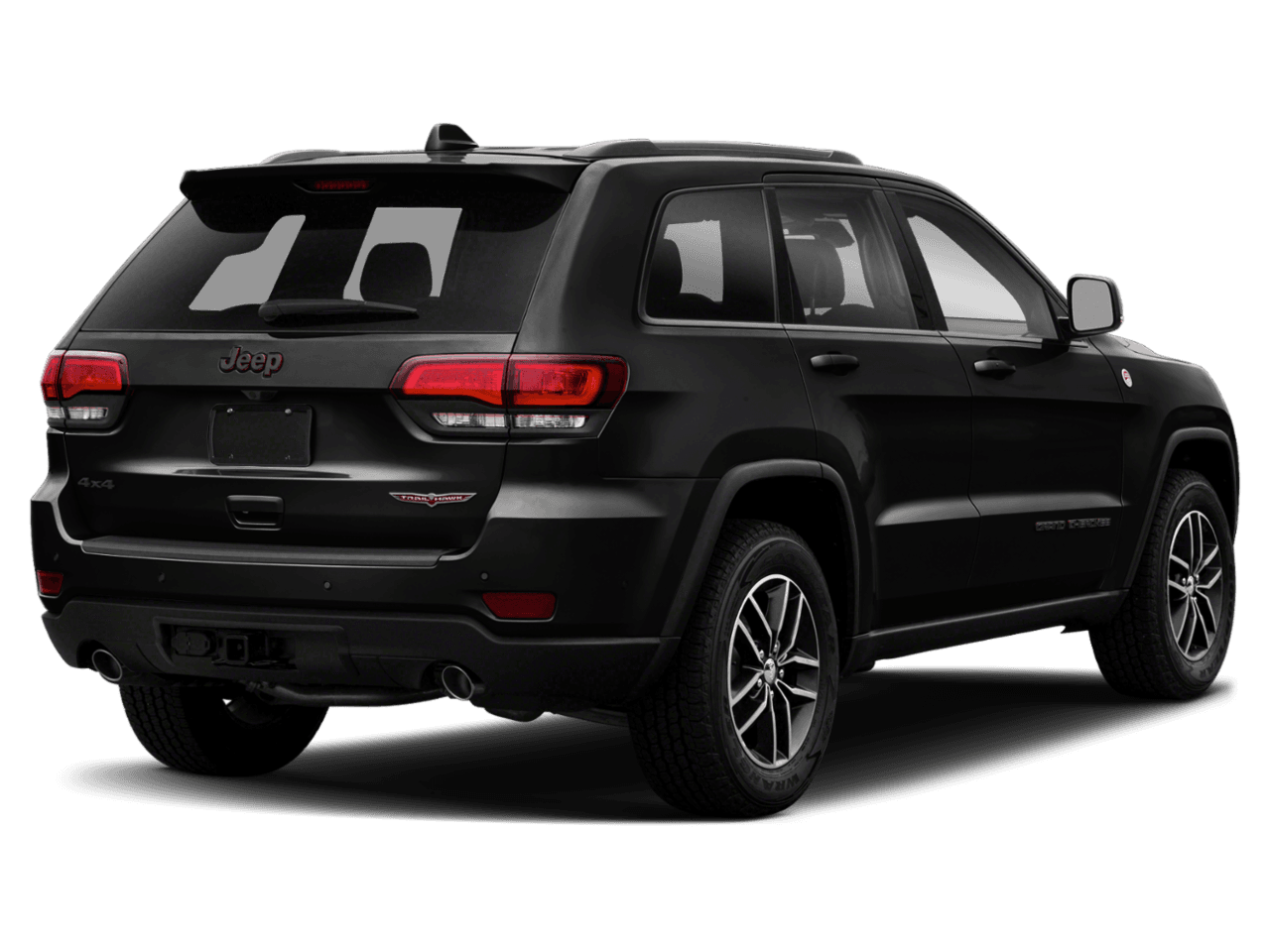 2021 Jeep Grand Cherokee Trailhawk - Rear 3/4, facing to the right