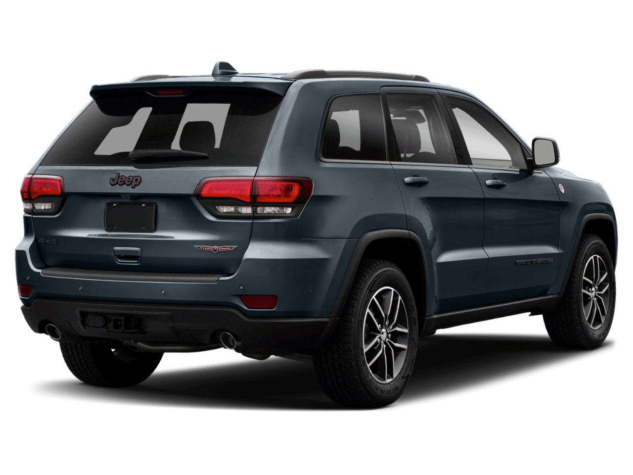 2021 Jeep Grand Cherokee Trailhawk - Rear 3/4, facing to the right