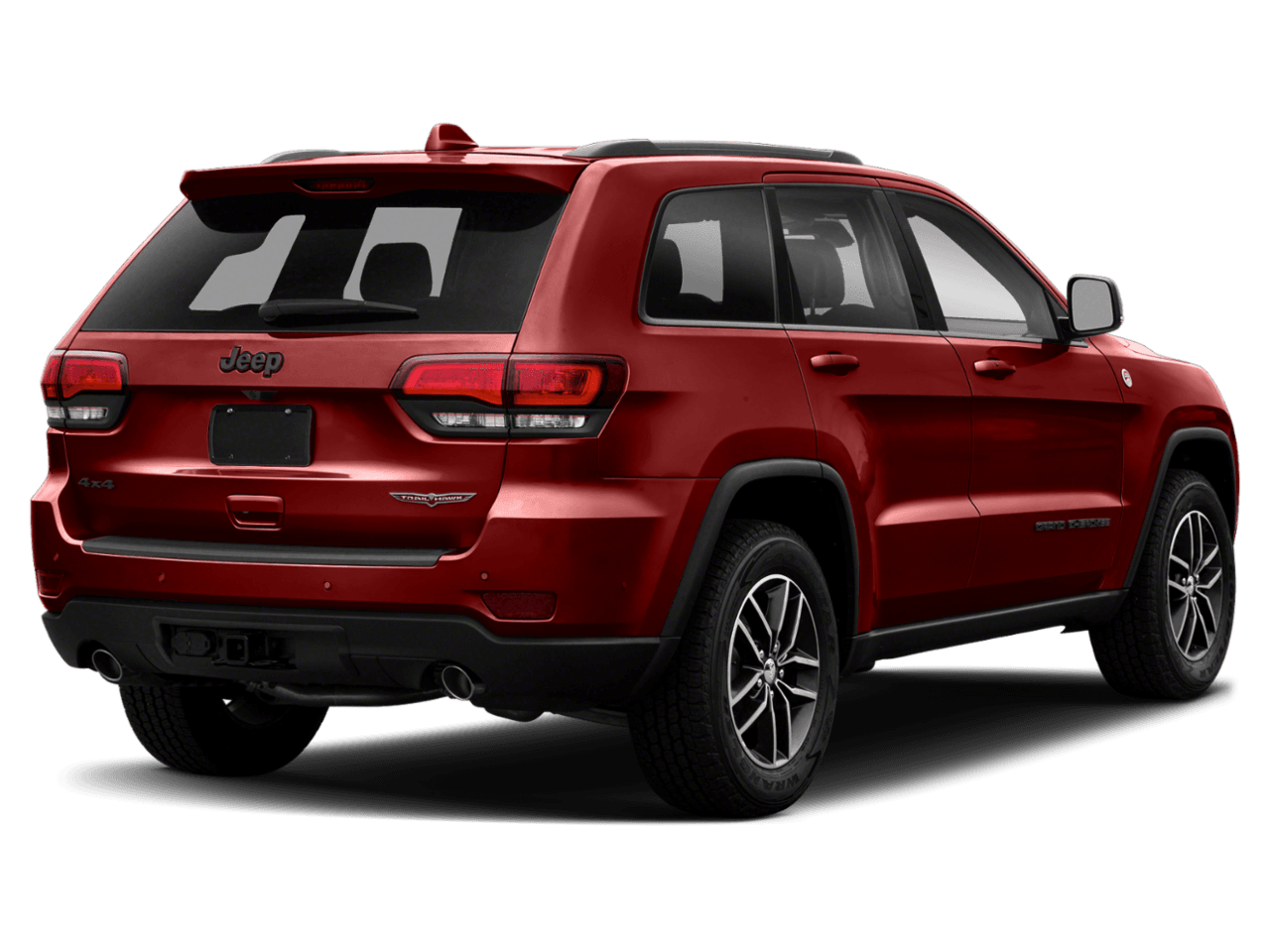 2021 Jeep Grand Cherokee Trailhawk - Rear 3/4, facing to the right