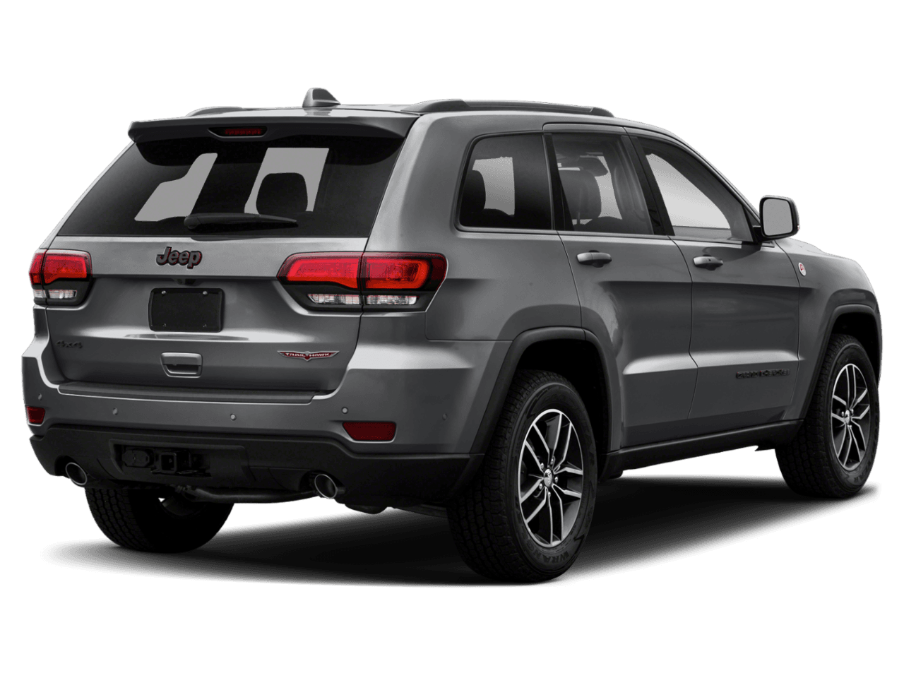 2021 Jeep Grand Cherokee Trailhawk - Rear 3/4, facing to the right