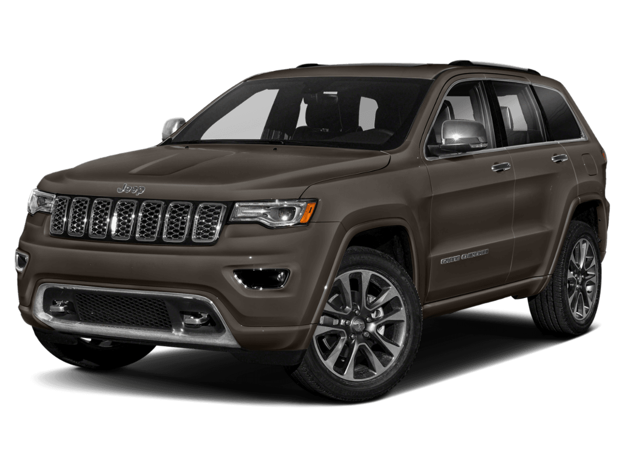 2021 Jeep Grand Cherokee Overland - Front 3/4, facing to the left