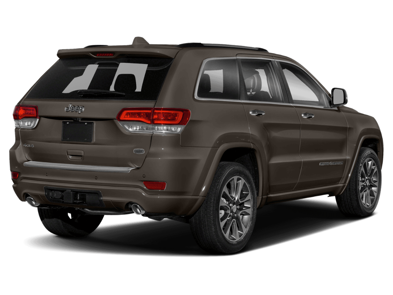2021 Jeep Grand Cherokee Overland - Rear 3/4, facing to the right