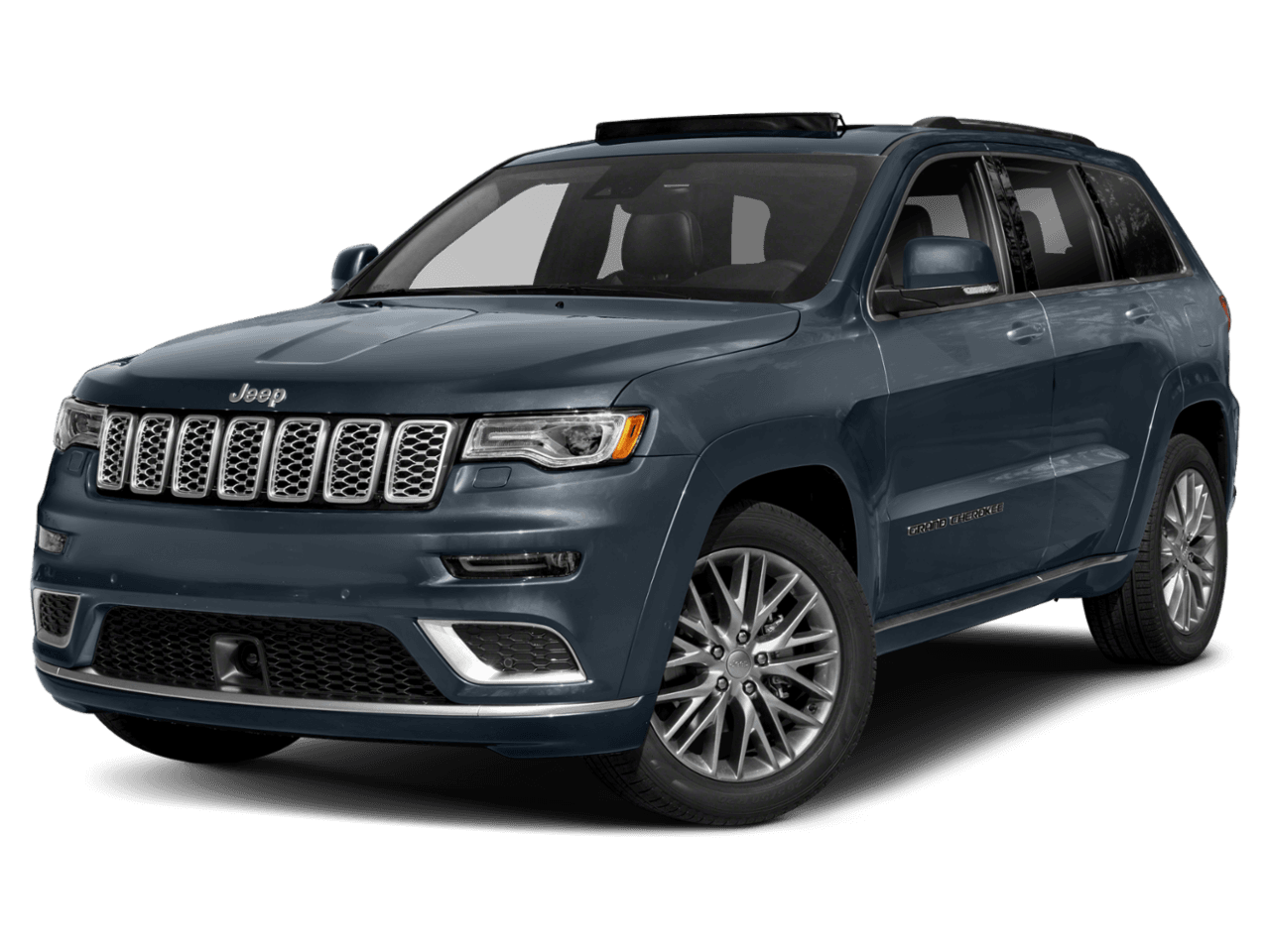 2021 Jeep Grand Cherokee Summit - Front 3/4, facing to the left