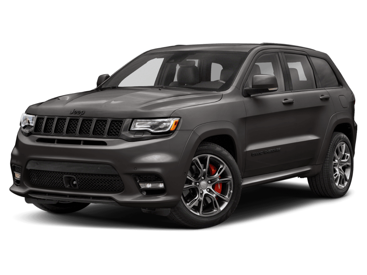 2021 Jeep Grand Cherokee SRT - Front 3/4, facing to the left