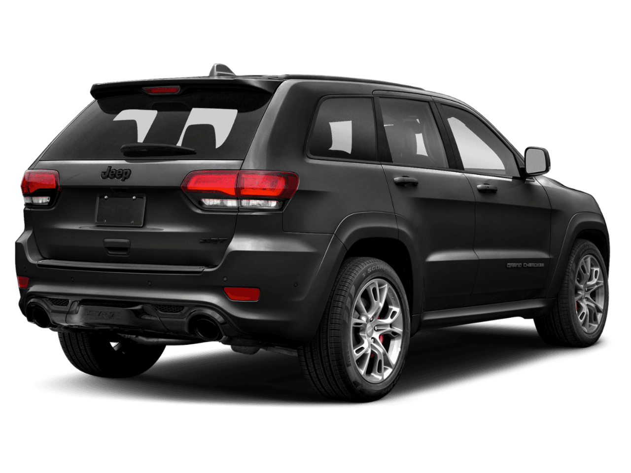 2021 Jeep Grand Cherokee SRT - Rear 3/4, facing to the right