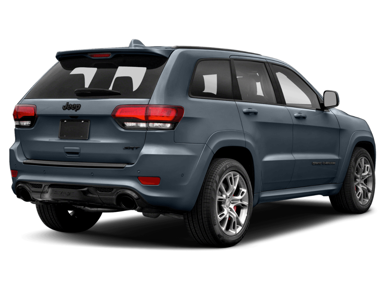2021 Jeep Grand Cherokee SRT - Rear 3/4, facing to the right