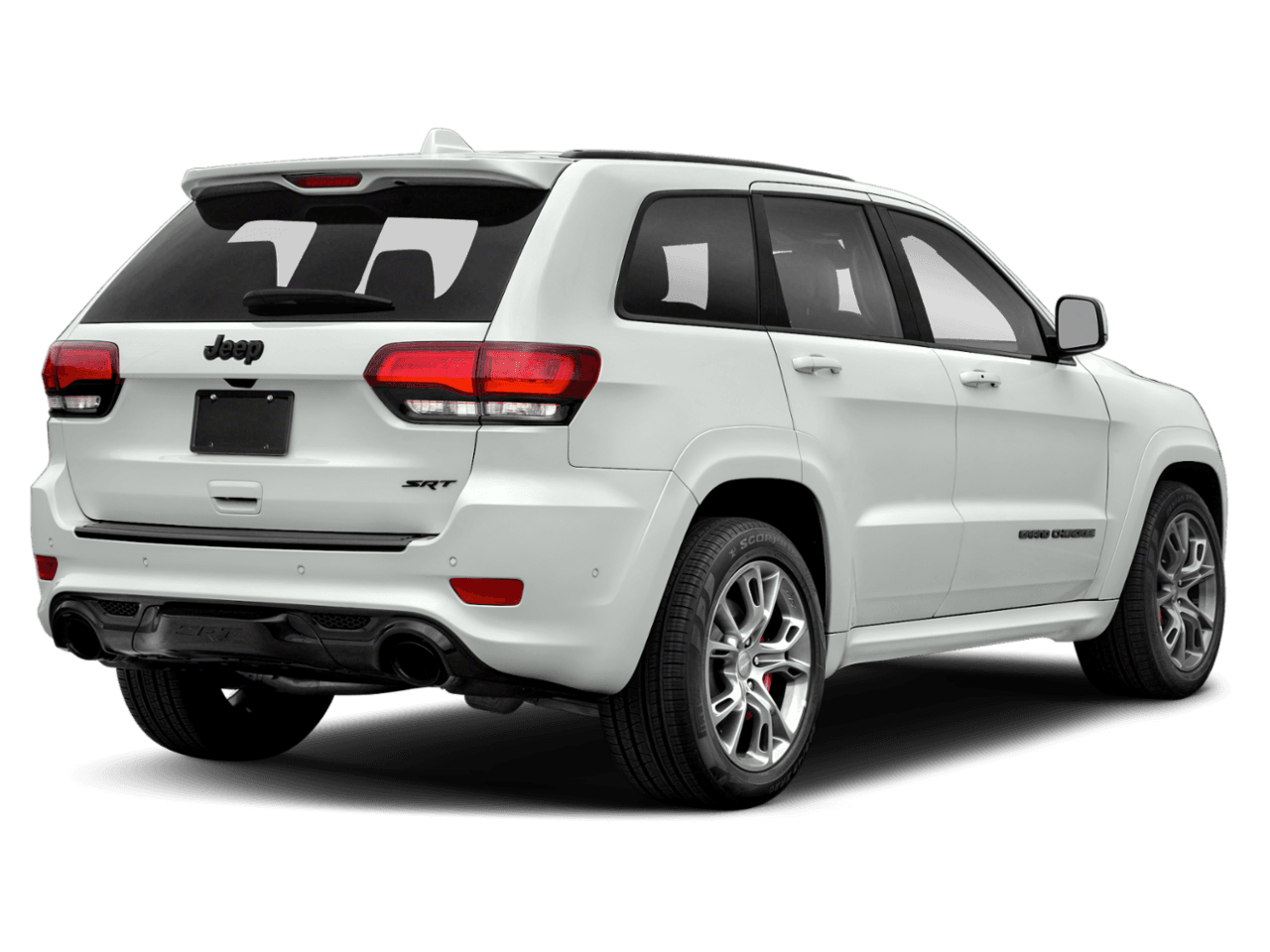 2021 Jeep Grand Cherokee SRT - Rear 3/4, facing to the right