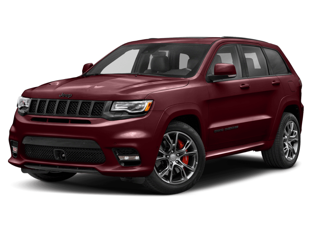 2021 Jeep Grand Cherokee Trackhawk - Front 3/4, facing to the left
