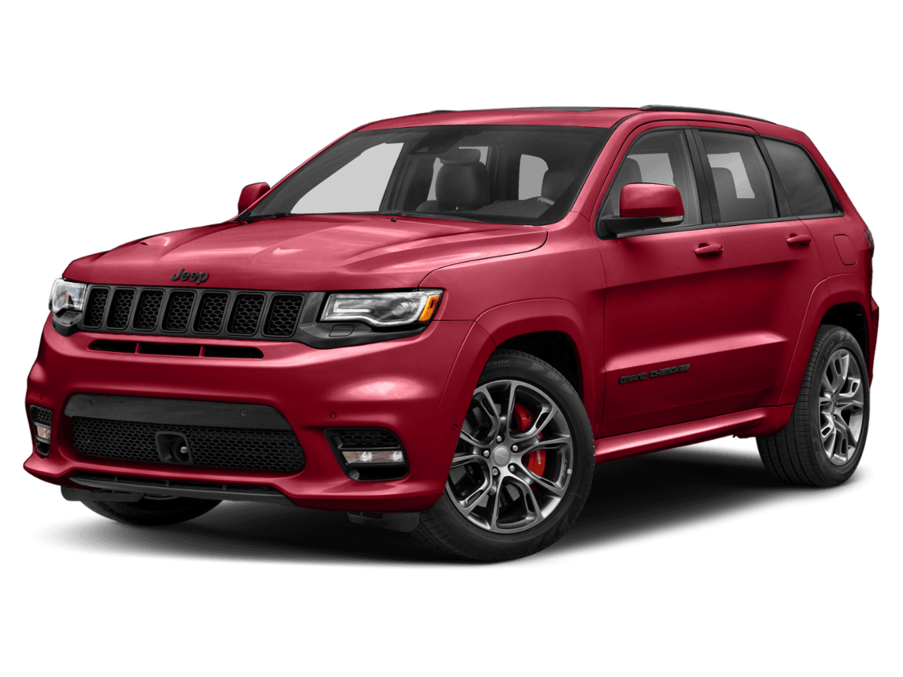 2021 Jeep Grand Cherokee Trackhawk - Front 3/4, facing to the left
