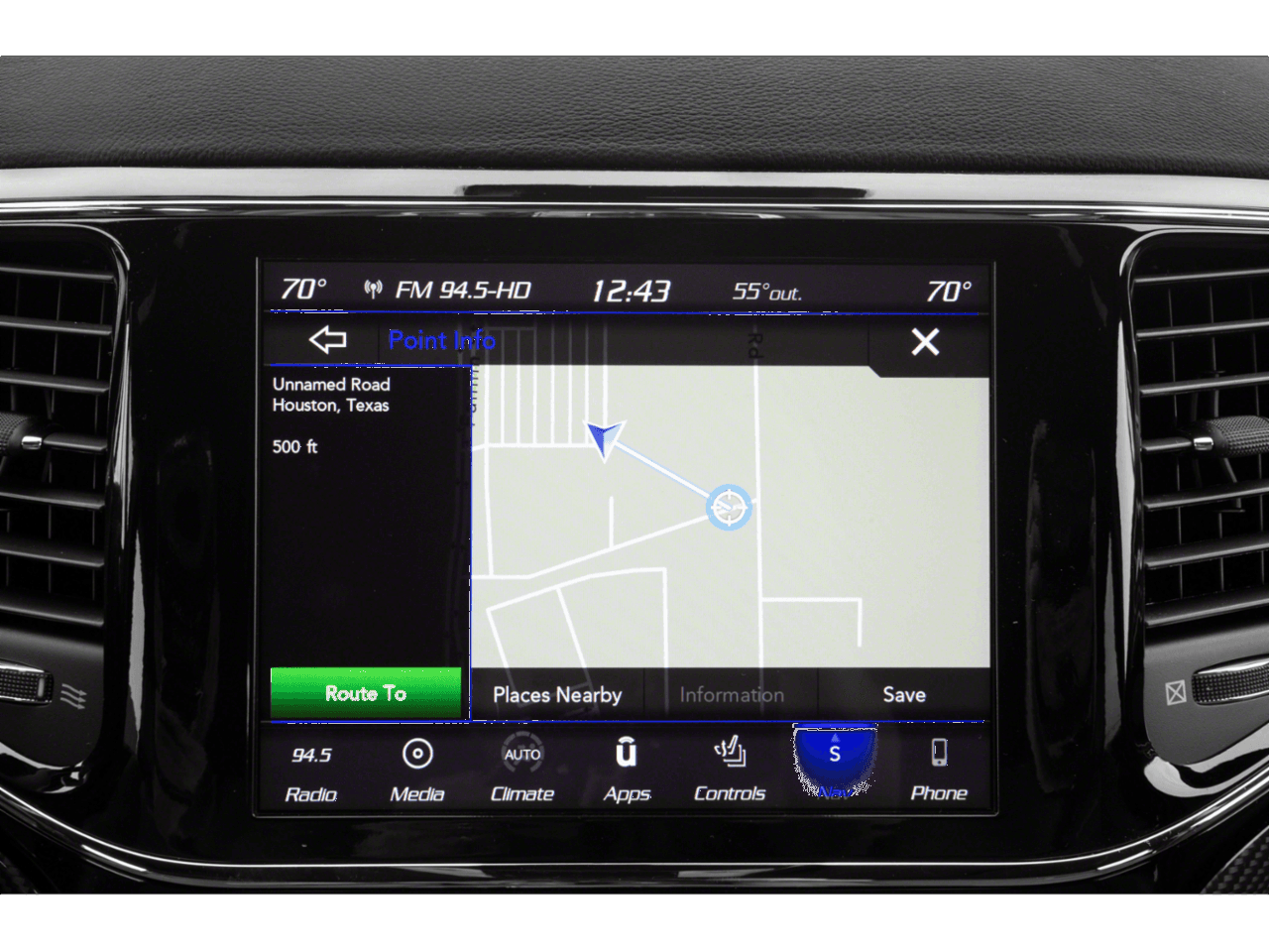 2021 Jeep Grand Cherokee Trackhawk - Interior Navigation System