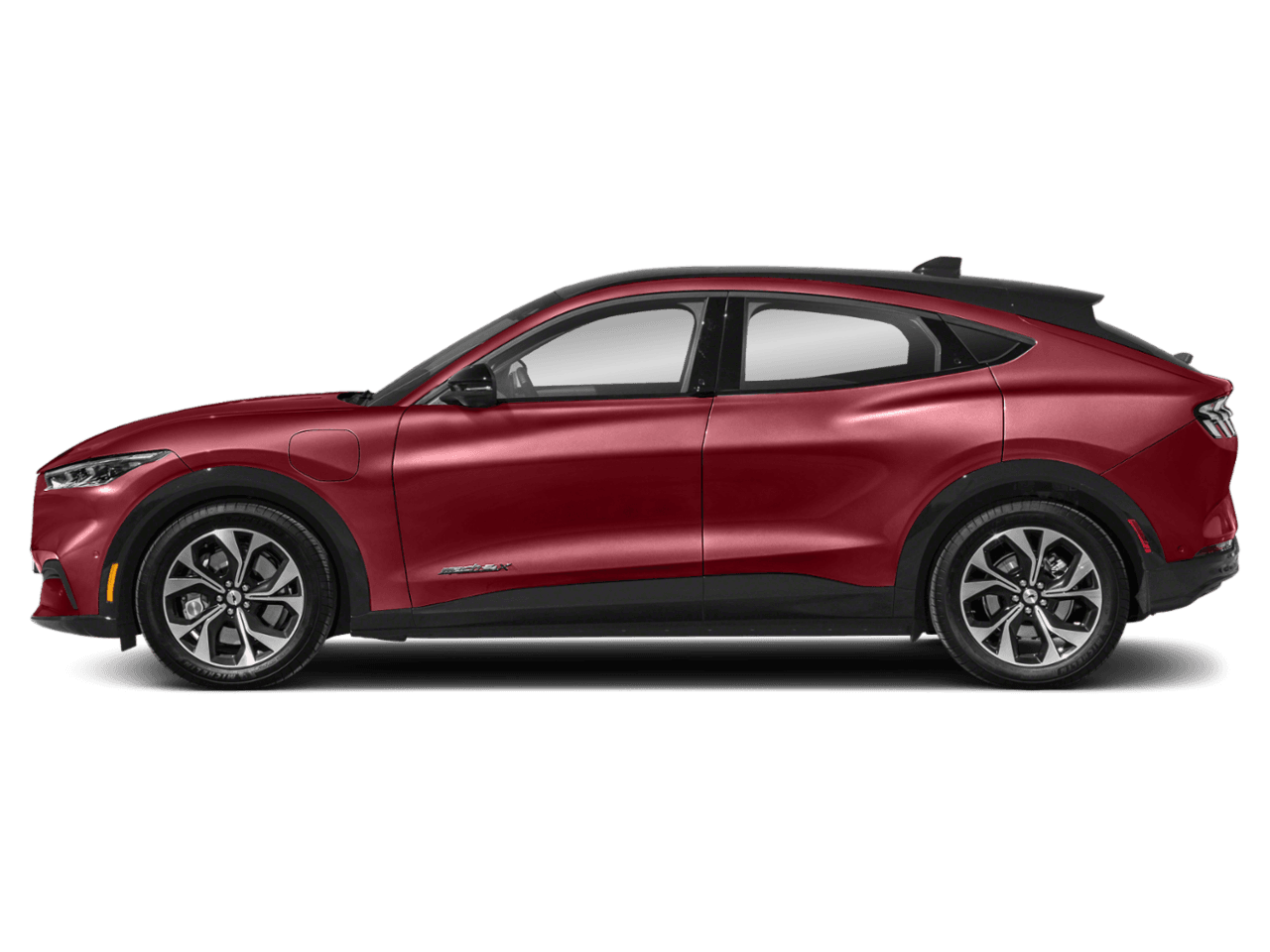 2021 Ford Mustang Mach-E Premium - Profile, facing to the left