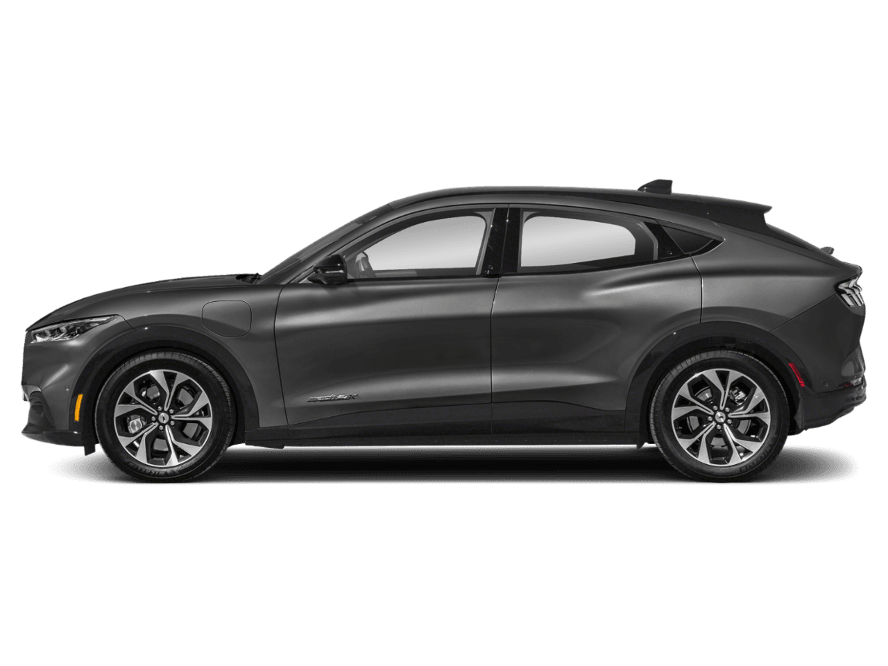 2021 Ford Mustang Mach-E Premium - Profile, facing to the left