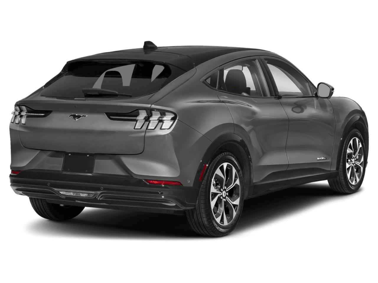 2021 Ford Mustang Mach-E Premium - Rear 3/4, facing to the right