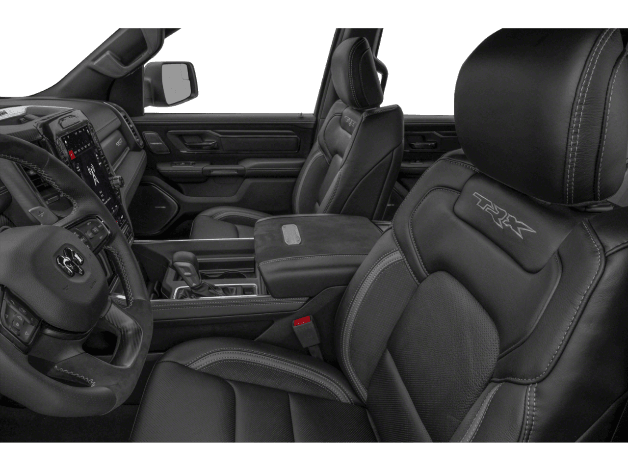 2021 Ram 1500 TRX - Interior Driver's Side with Door Open, Front Seat Feature