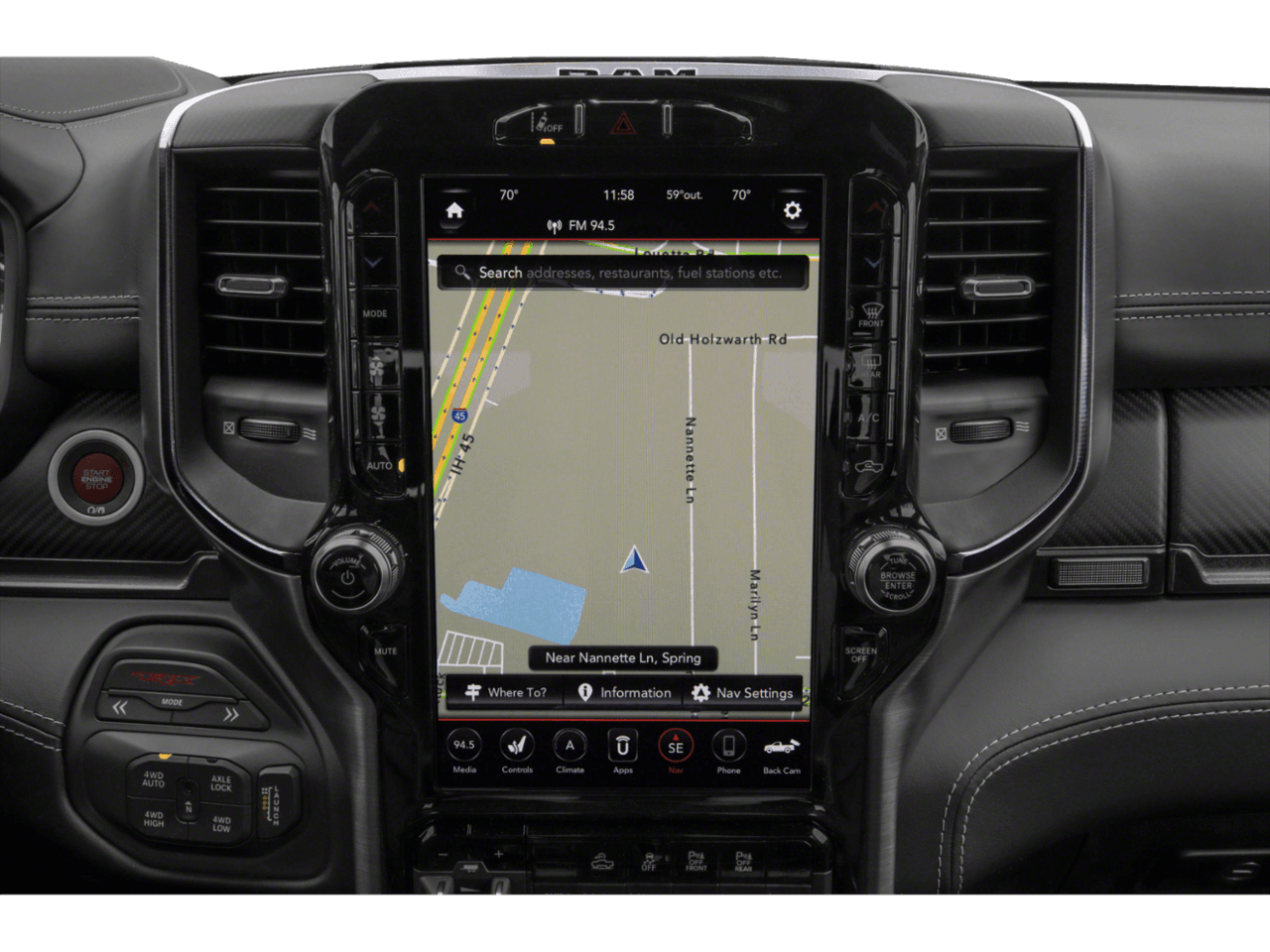 2021 Ram 1500 TRX - Interior Navigation System