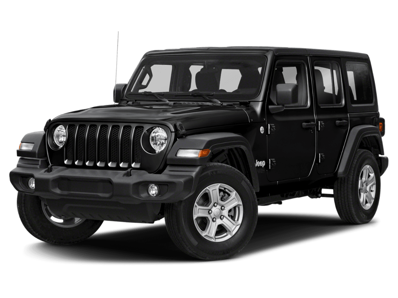 2021 Jeep Wrangler Unlimited Freedom - Front 3/4, facing to the left