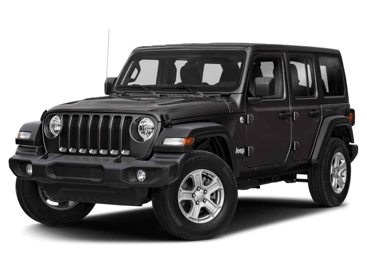 2021 Jeep Wrangler Unlimited Freedom - Front 3/4, facing to the left