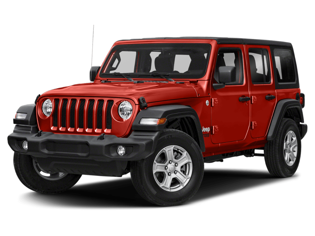 2021 Jeep Wrangler Unlimited Freedom - Front 3/4, facing to the left
