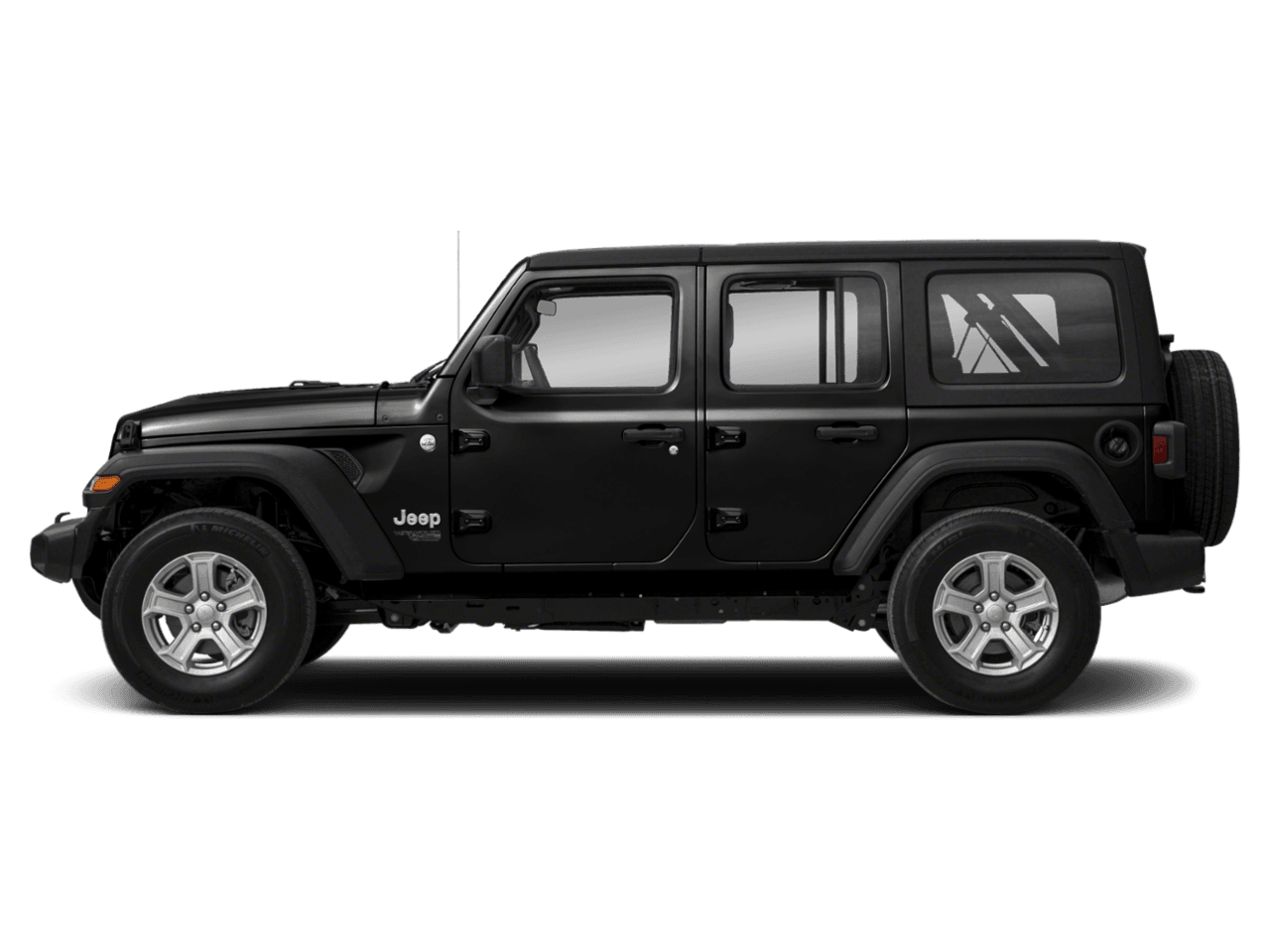 2021 Jeep Wrangler Unlimited Freedom - Profile, facing to the left
