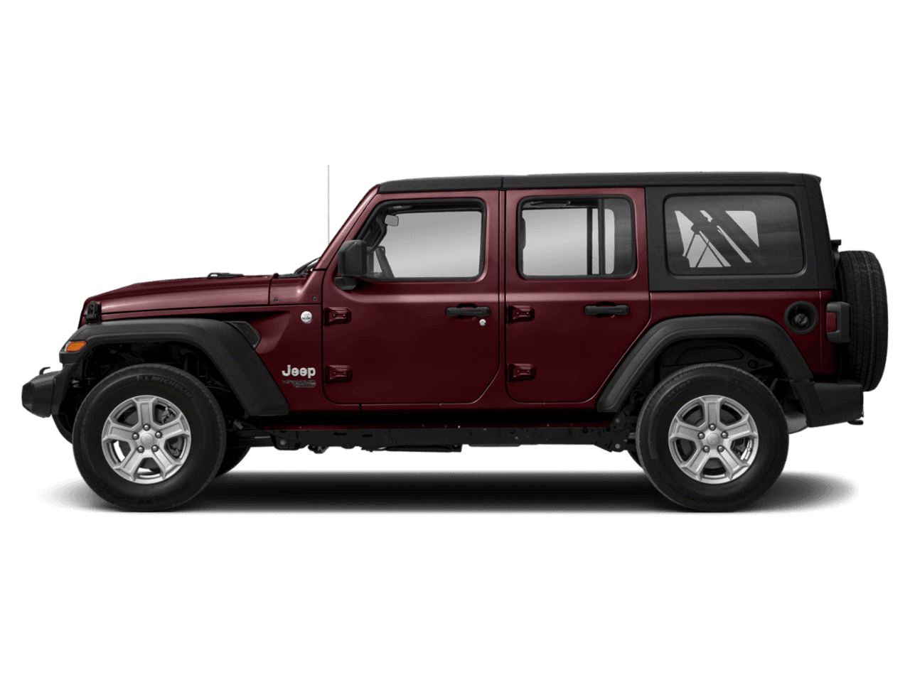 2021 Jeep Wrangler Unlimited Freedom - Profile, facing to the left