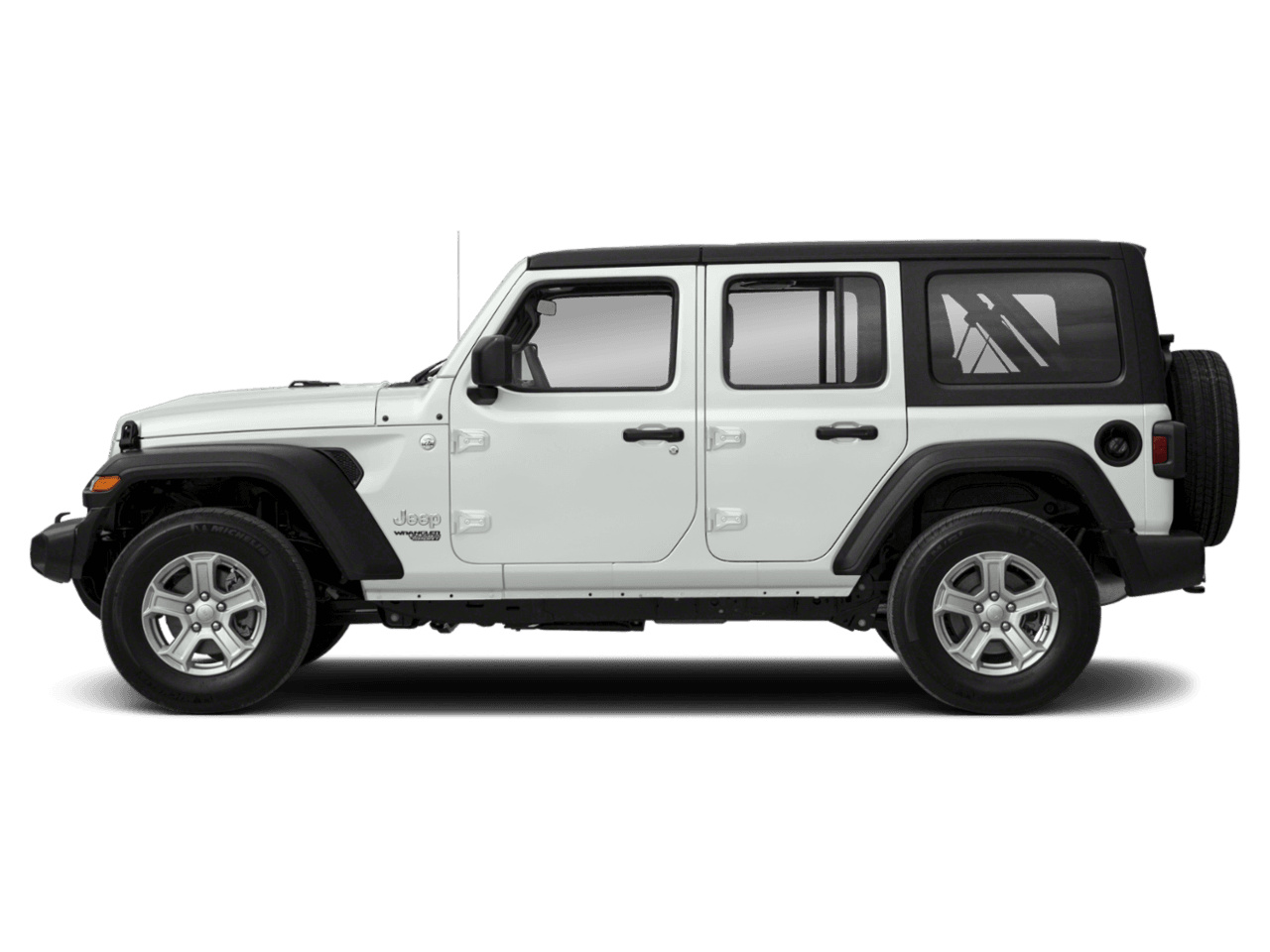 2021 Jeep Wrangler Unlimited Freedom - Profile, facing to the left
