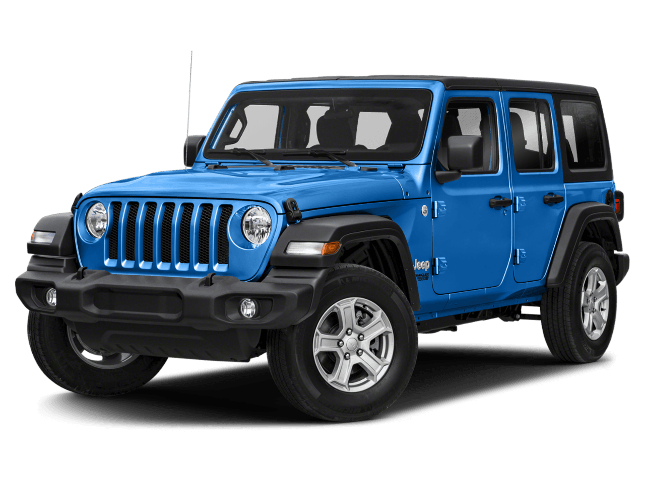 2021 Jeep Wrangler Unlimited Willys Sport - Front 3/4, facing to the left
