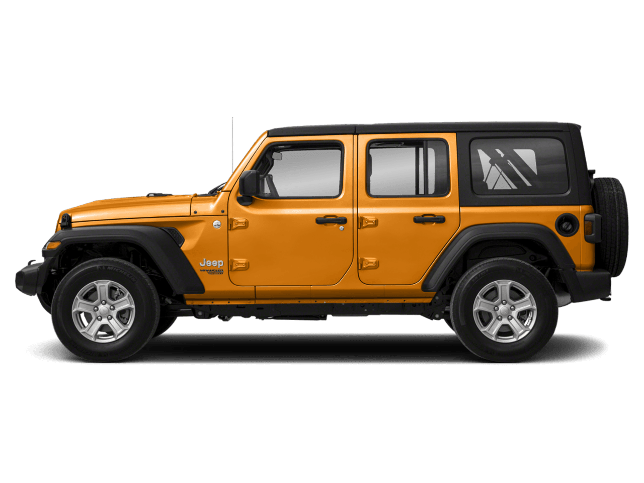 2021 Jeep Wrangler Unlimited Willys Sport - Profile, facing to the left