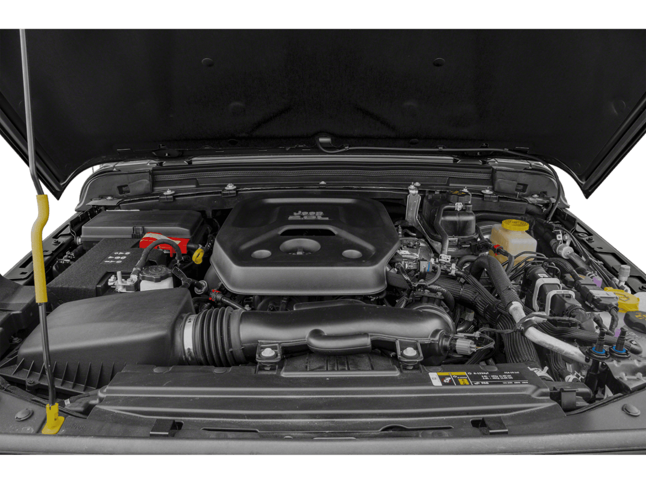 2021 Jeep Wrangler Unlimited Sahara - Interior Engine Shot Feature