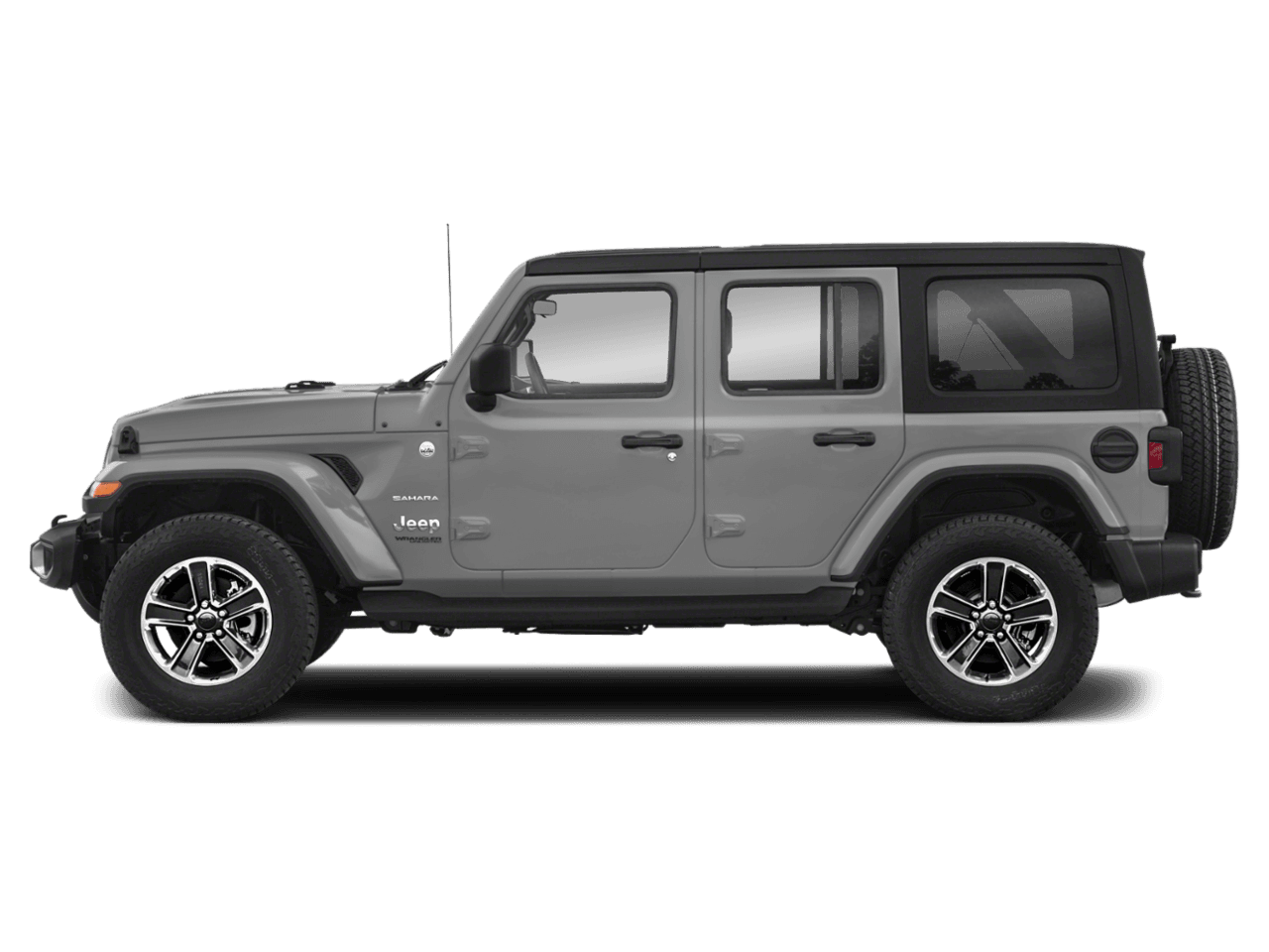 2021 Jeep Wrangler Unlimited Sahara - Profile, facing to the left