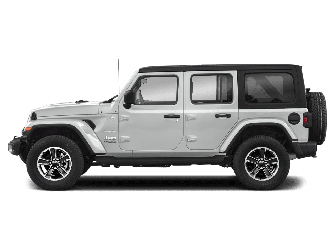 2021 Jeep Wrangler Unlimited Sahara - Profile, facing to the left