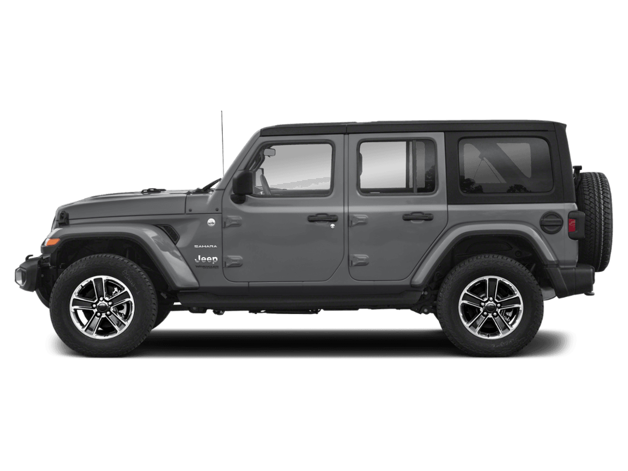 2021 Jeep Wrangler Unlimited Sahara High Altitude - Profile, facing to the left