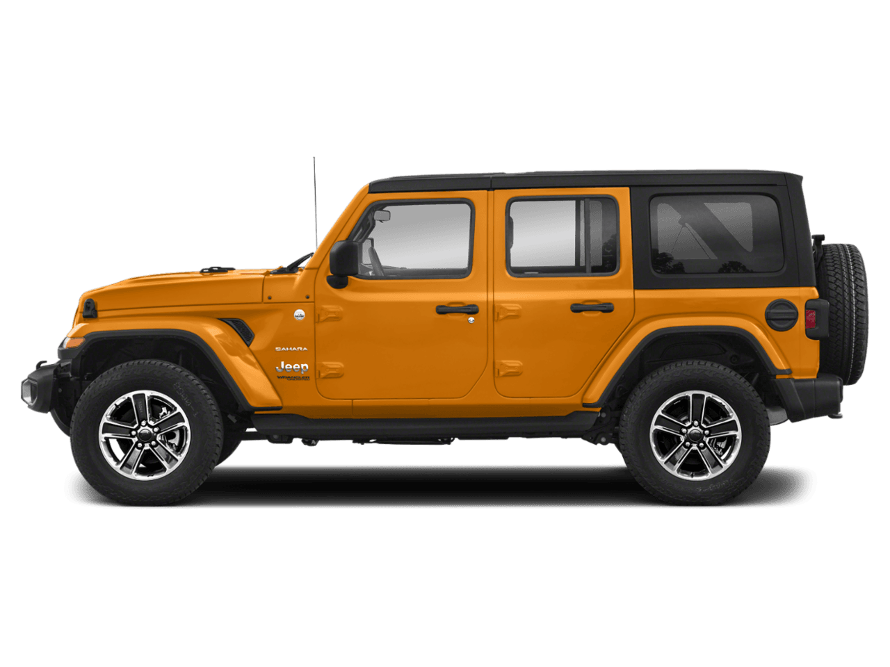 2021 Jeep Wrangler Unlimited Sahara High Altitude - Profile, facing to the left