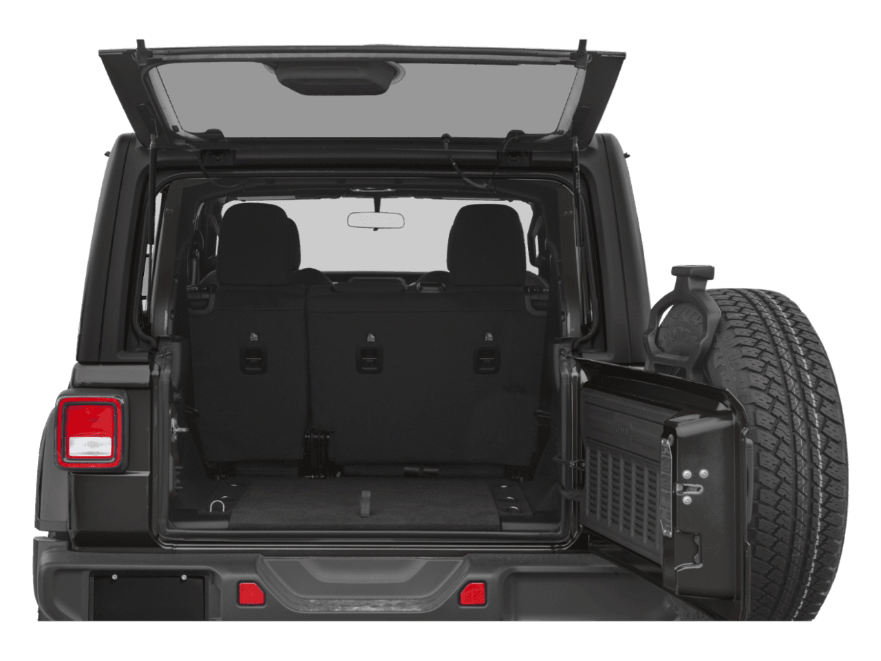 2021 Jeep Wrangler Unlimited Sahara High Altitude - Interior Trunk with Hatch Open Feature