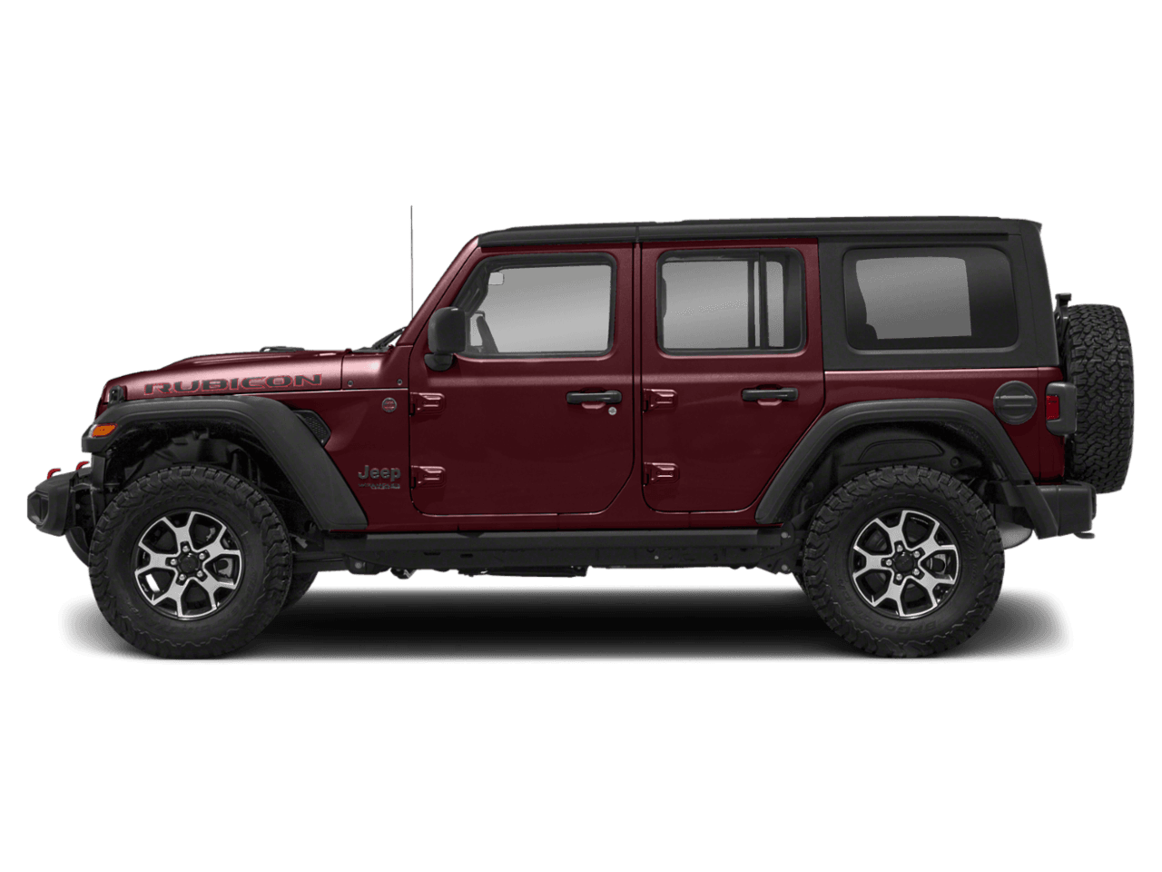 2021 Jeep Wrangler Unlimited Rubicon - Profile, facing to the left