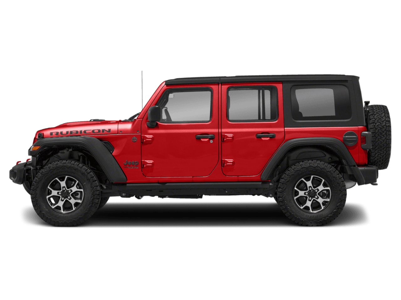 2021 Jeep Wrangler Unlimited Rubicon - Profile, facing to the left
