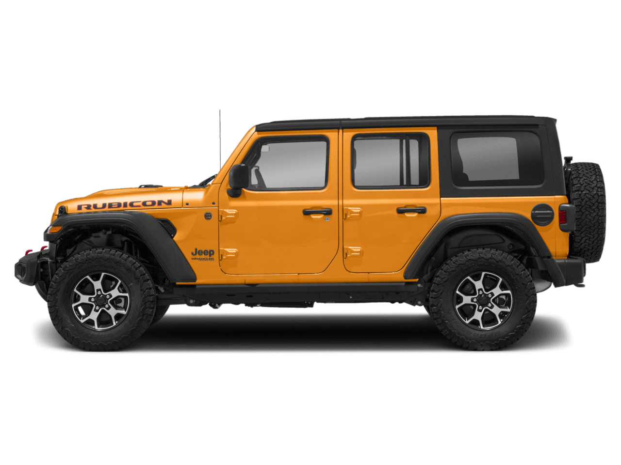 2021 Jeep Wrangler Unlimited Rubicon - Profile, facing to the left