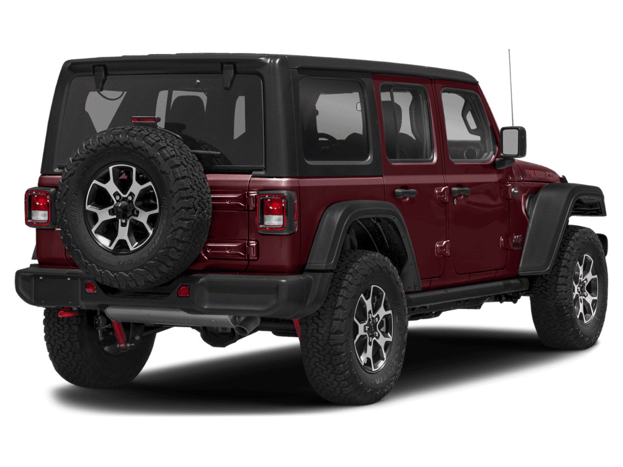 2021 Jeep Wrangler Unlimited Rubicon - Rear 3/4, facing to the right