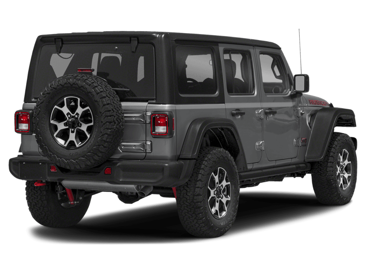 2021 Jeep Wrangler Unlimited Rubicon - Rear 3/4, facing to the right