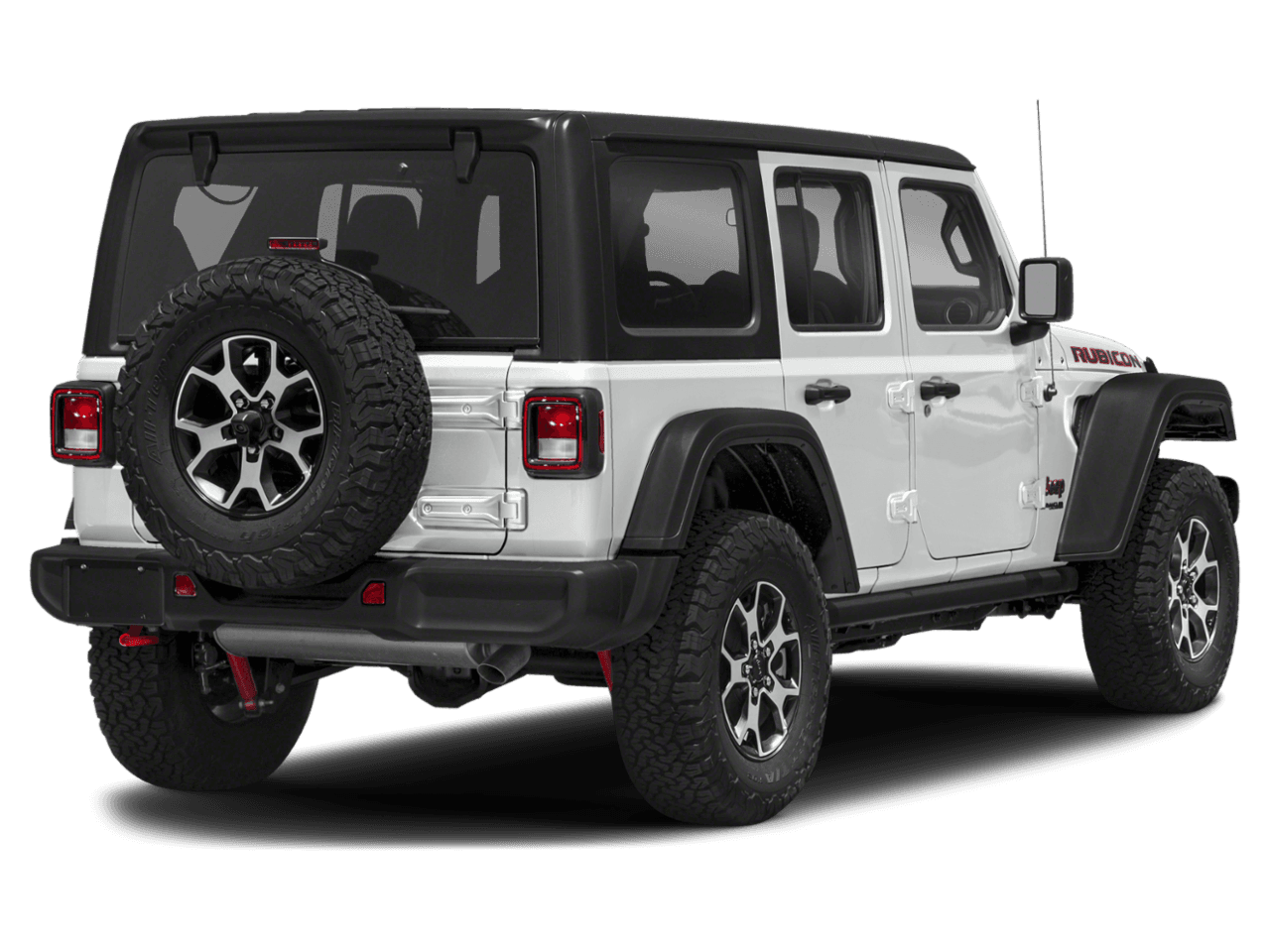 2021 Jeep Wrangler Unlimited Rubicon - Rear 3/4, facing to the right