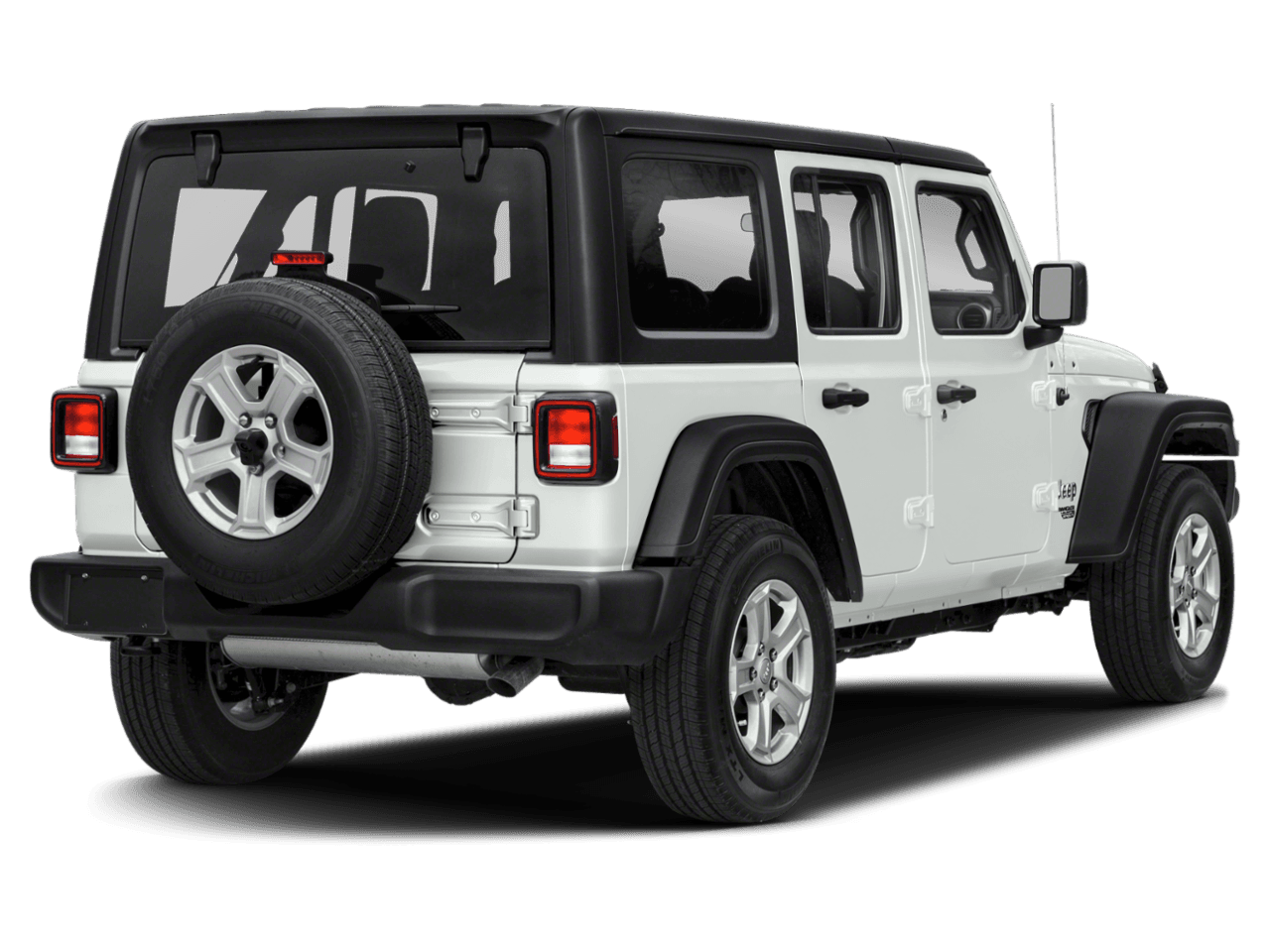 2021 Jeep Wrangler Unlimited 80th Anniversary - Rear 3/4, facing to the right