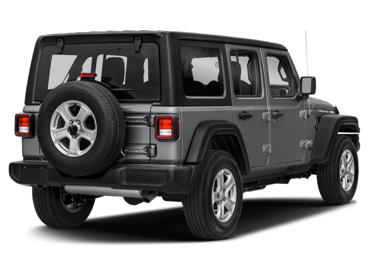 2021 Jeep Wrangler Unlimited Islander - Rear 3/4, facing to the right