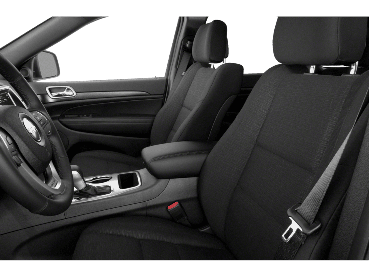 2021 Jeep Grand Cherokee Laredo X - Interior Driver's Side with Door Open, Front Seat Feature