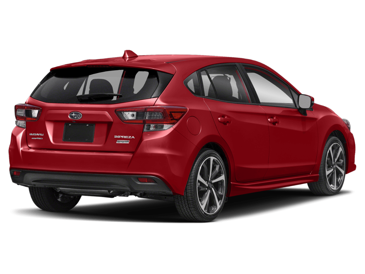 2021 Subaru Impreza Sport - Rear 3/4, facing to the right
